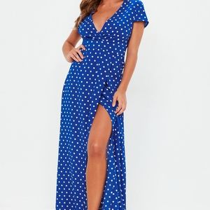 Blue Polka Dot Dress